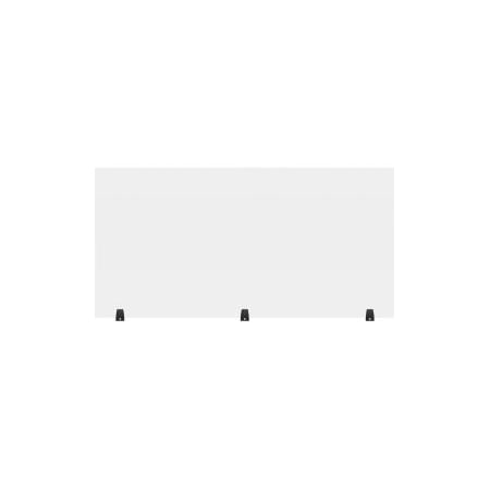 Luxor Luxor RECLAIM Acrylic Sneeze Guard Desk Divider, Freestanding  60 x 30  Clear DIVTT-6030C